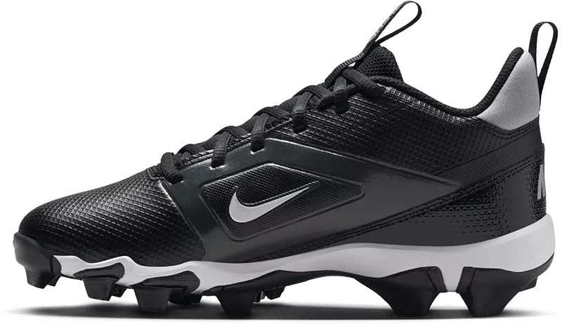 Детские футбольные бутсы Nike Alpha Menace 4 Shark, черный/белый — фото 3