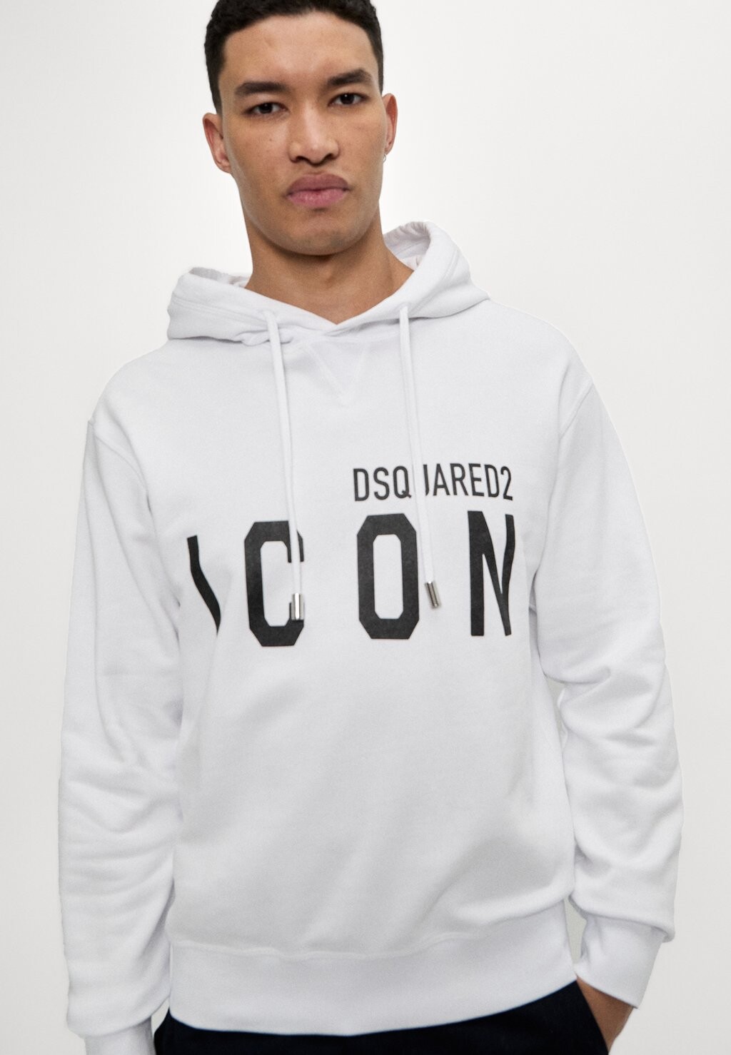 

Толстовка COOL FIT HOODIE DSQUARED2 ICON, белый