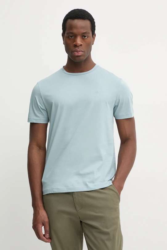 

Хлопковая футболка Calvin Klein, синий
