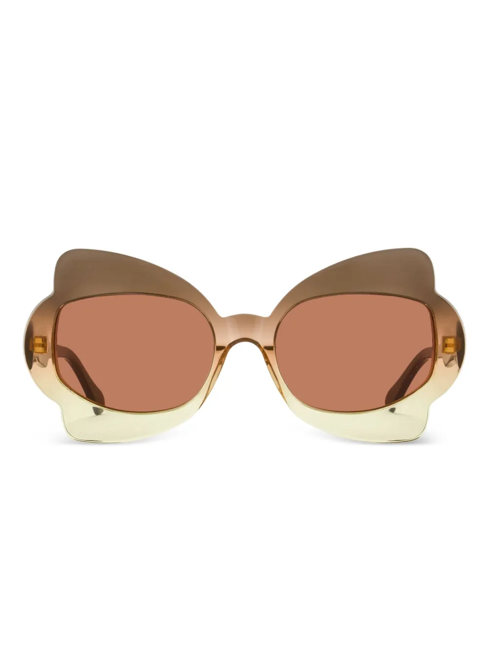 

Солнцезащитные очки Monumental Gate в оправе «бабочка» Marni Eyewear, коричневый