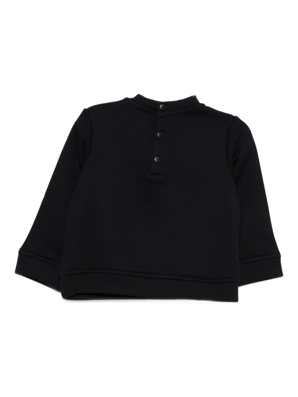 Толстовка с логотипом орла Emporio Armani Kids, синий — фото 2