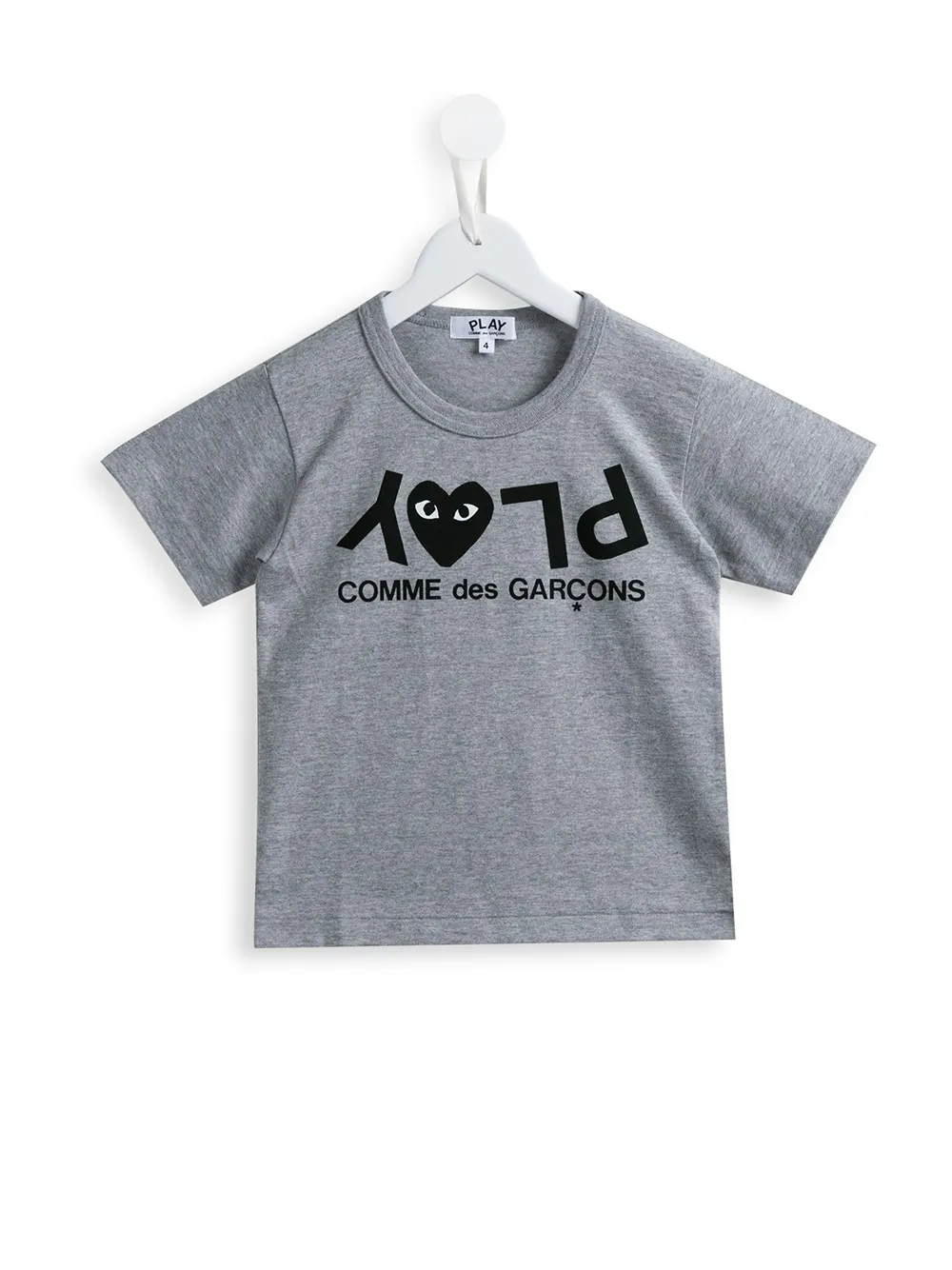 

Футболка с принтом Comme Des Garçons Play Kids, серый