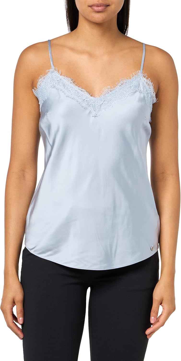 

GUESS Женский Безрукавный Топ Tullia, Nimbus Blue