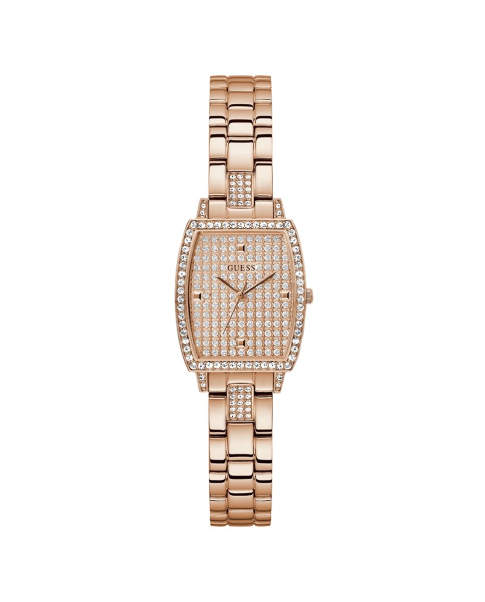 

Женские часы Brilliant GW0611L3 со стальным ремешком из розового золота Guess, золотой