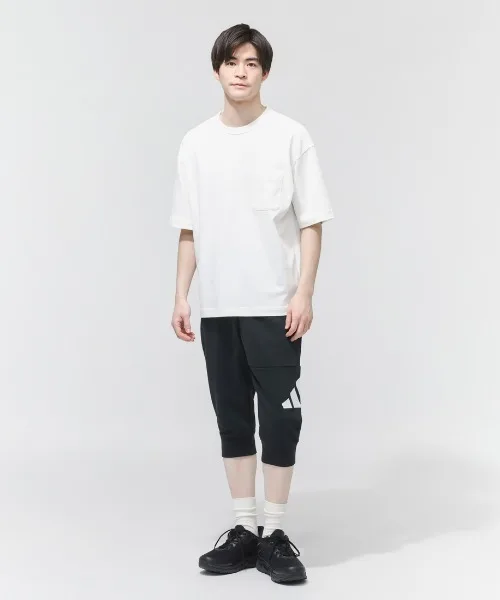 Мужские 7/8 брюки adidas Must Haves из френч терри чёрные — фото 4