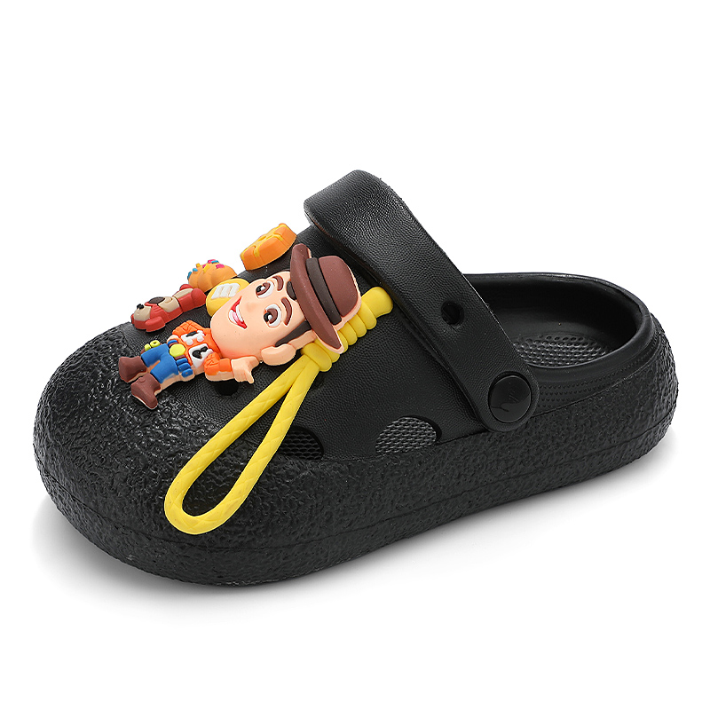 

Сандалии детские, нескользящие, влагоотводящие, дышащие FIRS Kids, черный