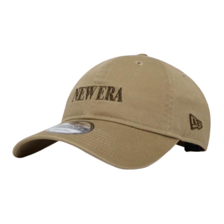 

New Era Хлопковая бейсболка унисекс цвета хаки, Khaki