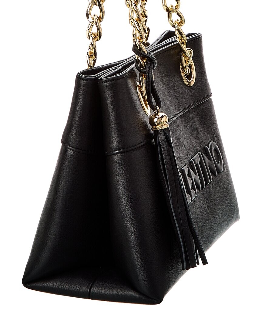 

Valentino by Mario Valentino Kali Кожаная сумка через плечо с тиснением, черный