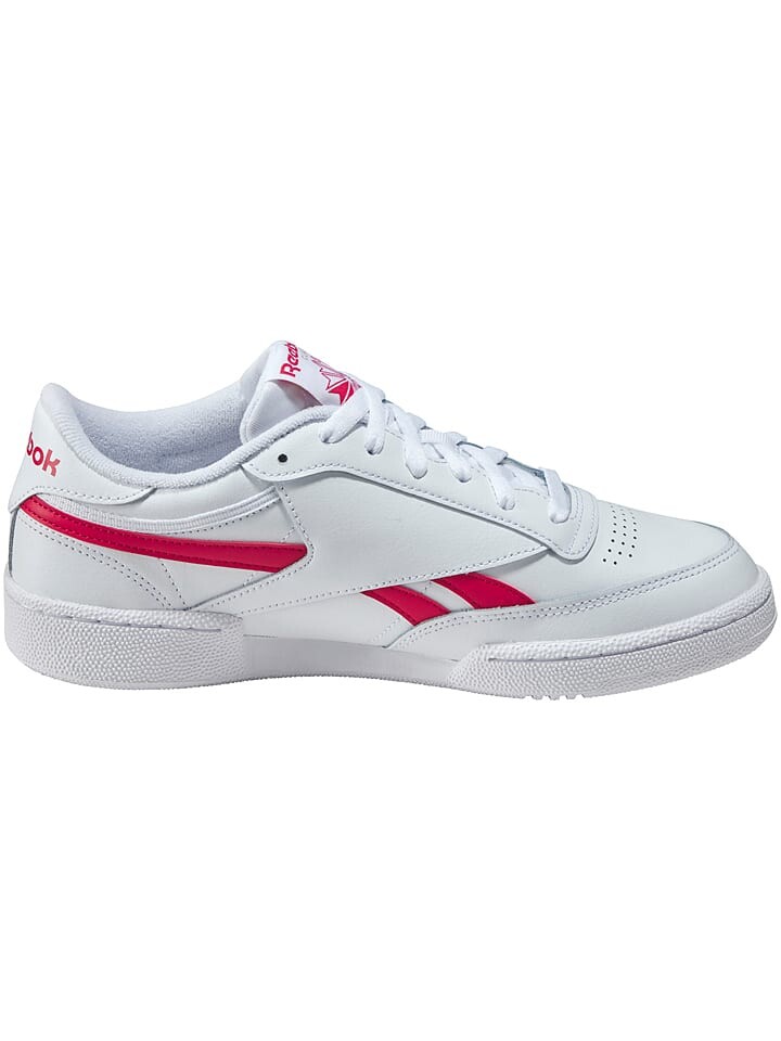 

Кроссовки на шнуровке Reebok Leder-Sneakers Club C Revenge, цвет Weiß/Rot