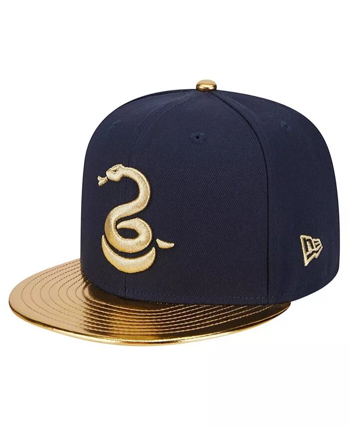 

Мужская темно-синяя/золотая шляпа Snapback Philadelphia Union 15th Anniversary 9Fifty New Era, синий