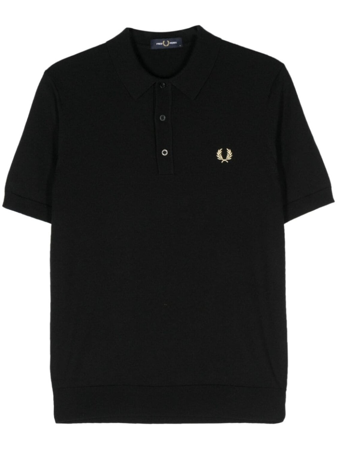 

Fred Perry рубашка поло с вышитым логотипом, черный