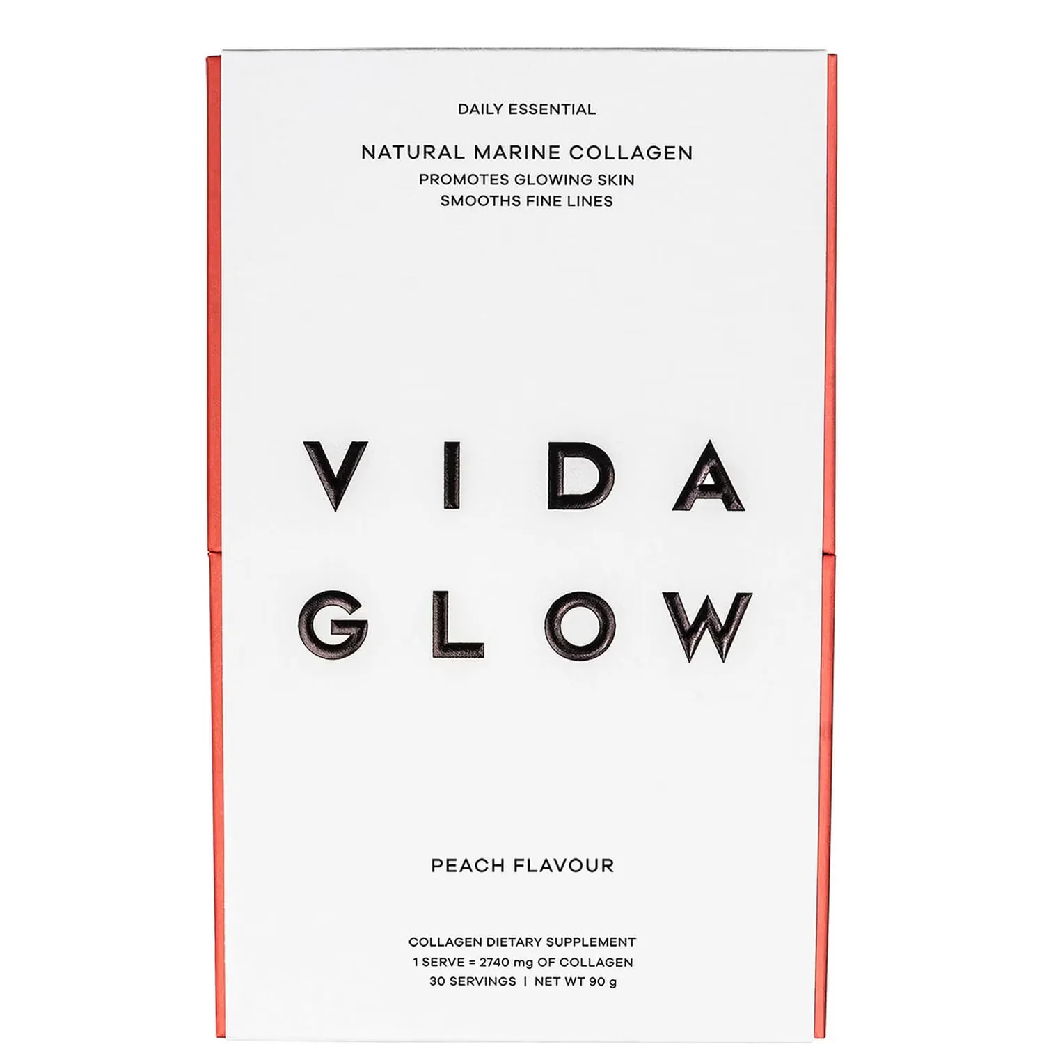 

Натуральный морской коллаген в пакетиках - персик Vida Glow