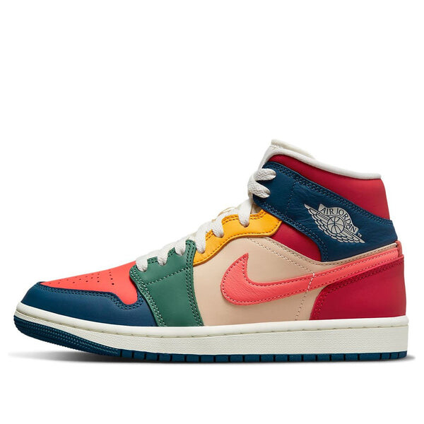 Кроссовки 1 mid se 'multi-color 2022' Air Jordan, синий
