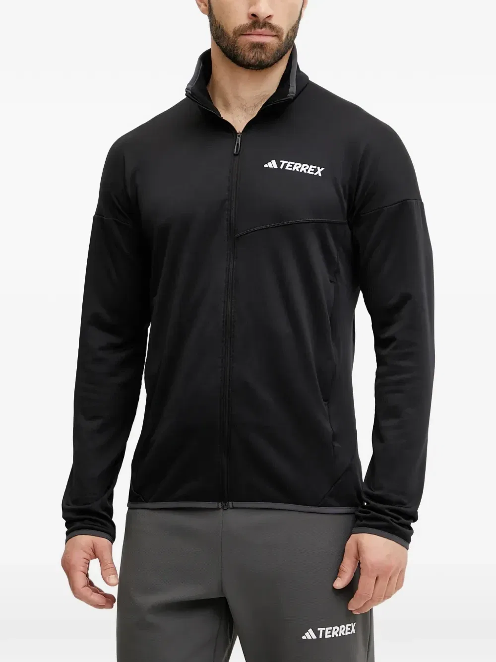 Флисовая куртка Terrex Climawarm Xperior Adidas, черный