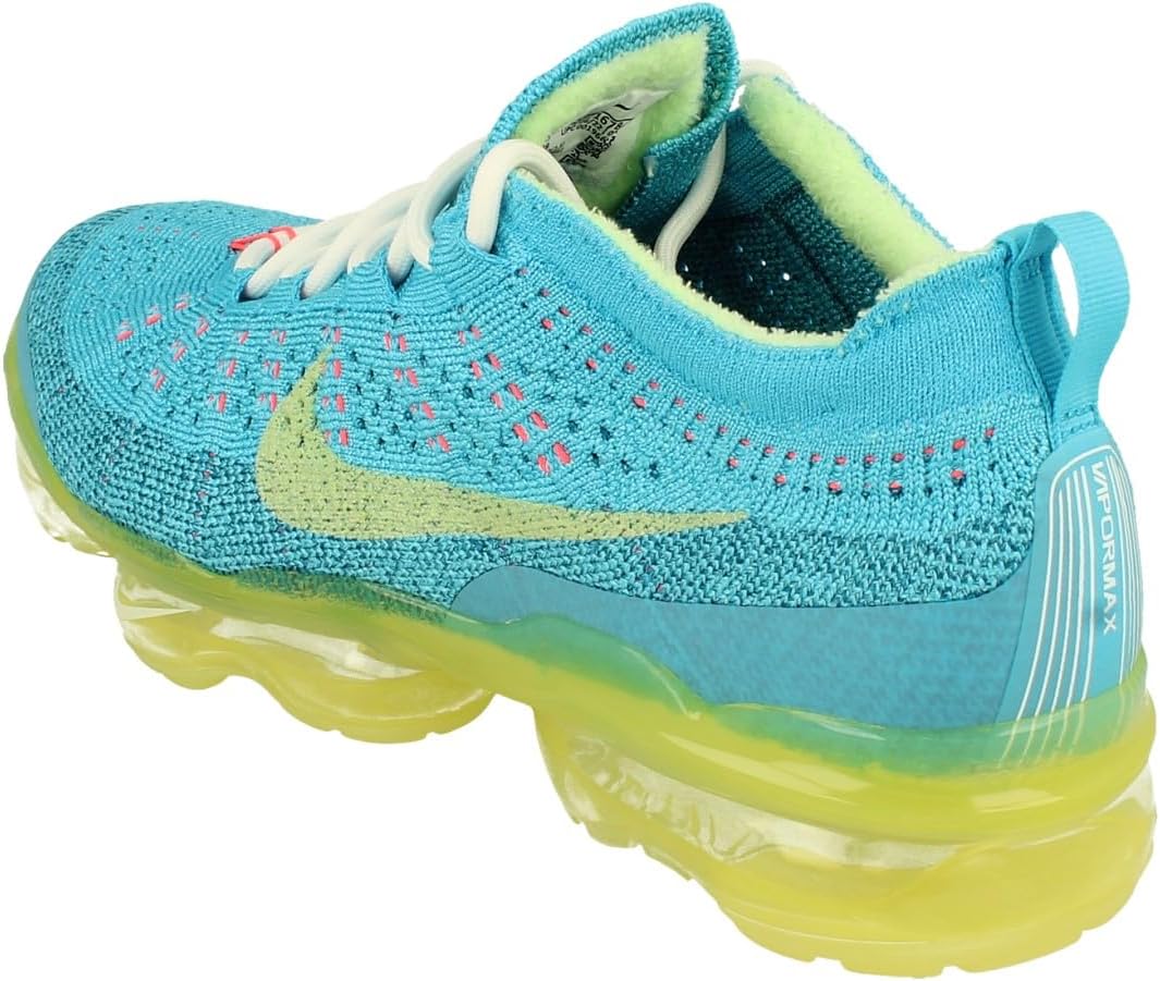 Мужские кроссовки Nike Air Vapormax 2023 Flyknit, синий/зеленый — фото 2