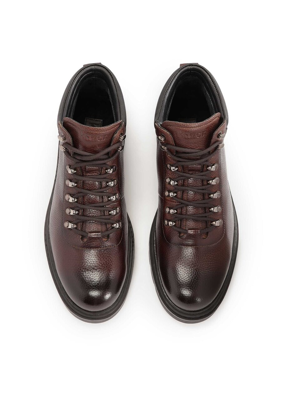 Ботинки на шнуровке Kazar Lace-Up Boots, цвет brown/chestnut brown — фото 4