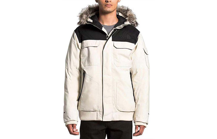 

Пуховик мужской белый The North Face, белый