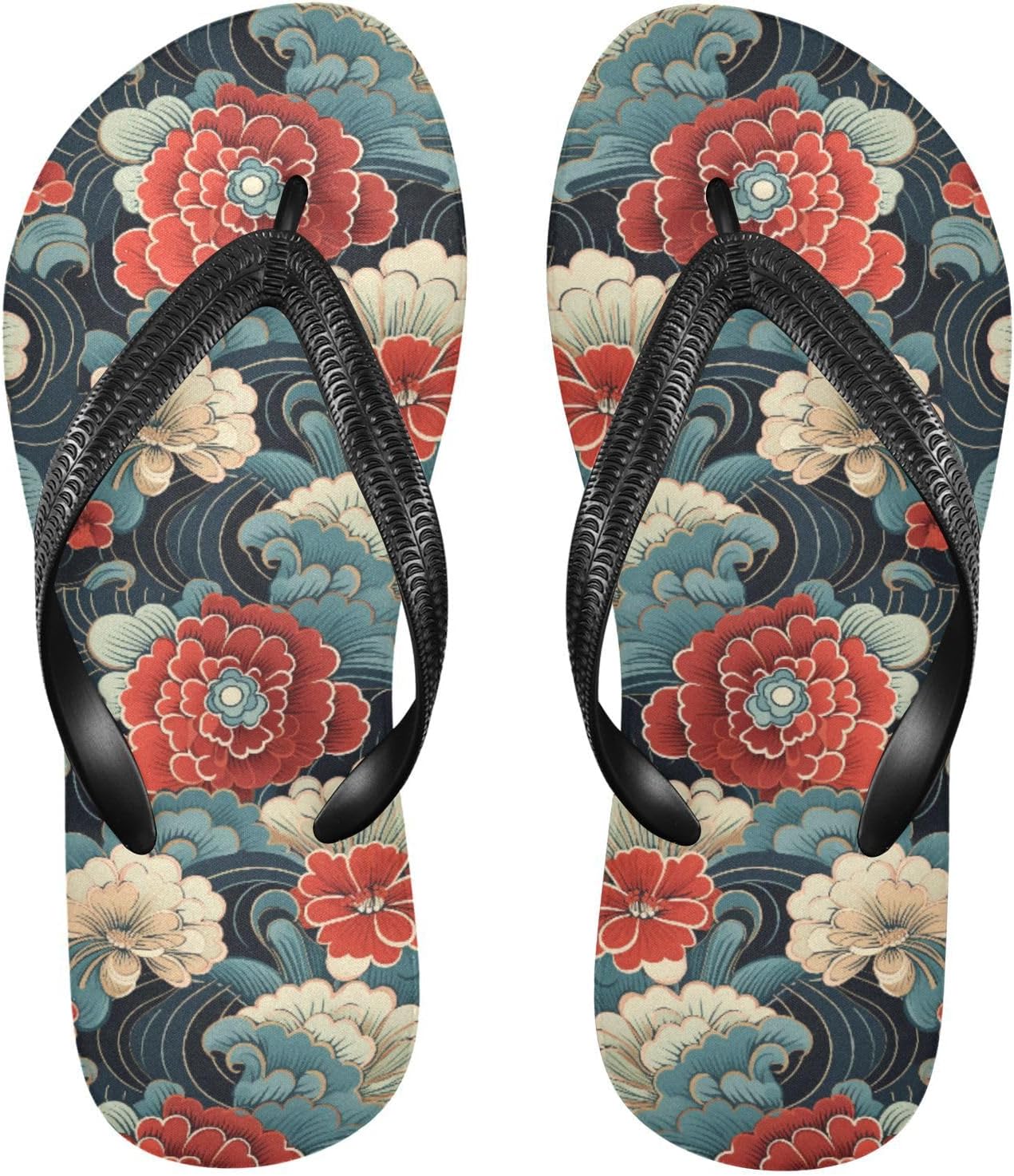 

Женские и мужские шлепанцы с акварельными цветами мака, женские тапочки, мужские сандалии, шлепанцы для душа, летние нескользящие шлепанцы для плавания, пляжа и ванной Mnsruu, Peony I 6502