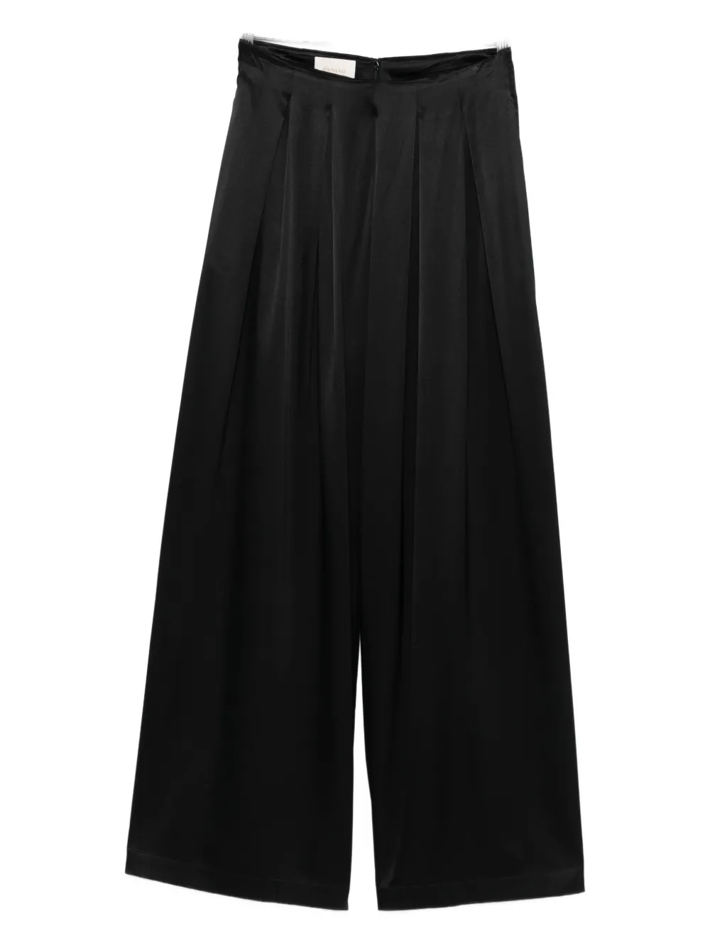 

Плиссированные атласные брюки Danamé, черный