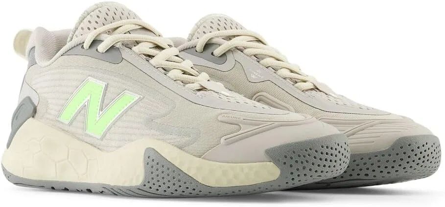 Кроссовки теннисные Fresh Foam X CT-Rally New Balance, Slate Grey/Bleached Lime Glo — фото 4