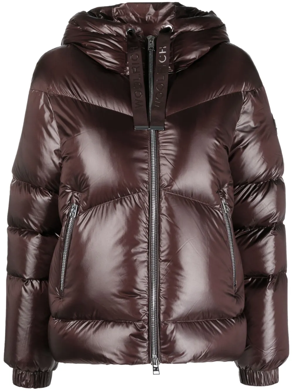 

Короткий пуховик Aliquippa WOOLRICH, коричневый