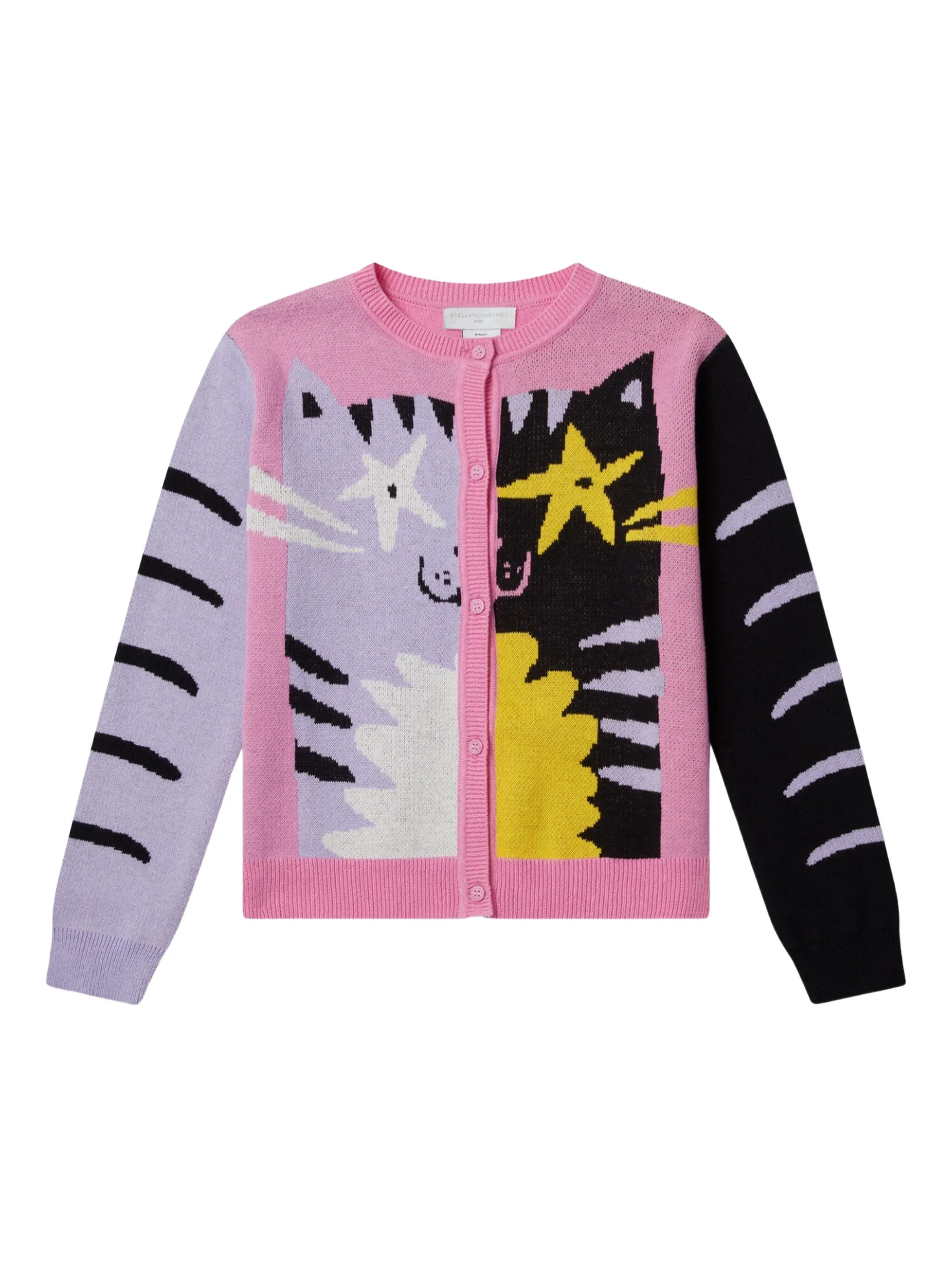 

Жаккардовый кардиган Stella Mccartney Kids, розовый