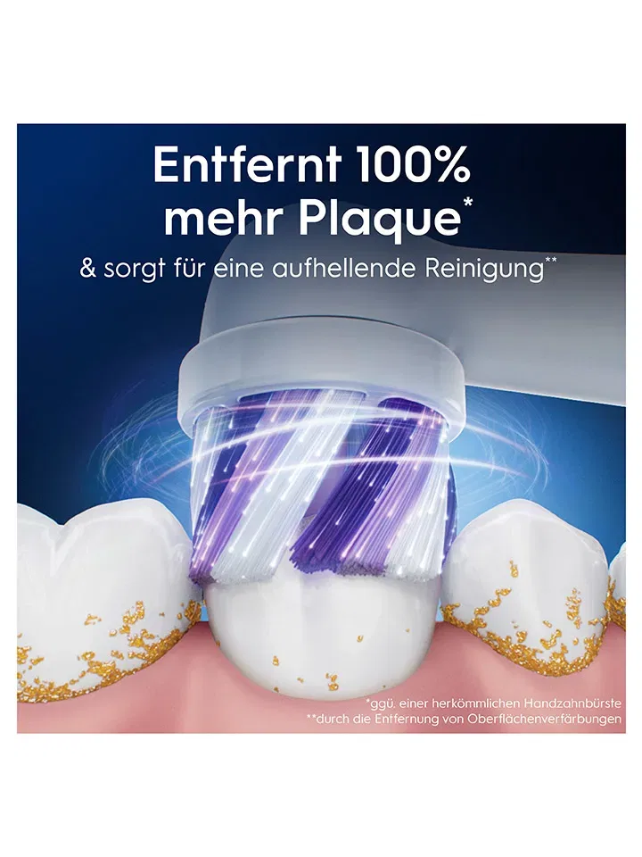 Набор сменных насадок Radiant White Oral-B белый — фото 2