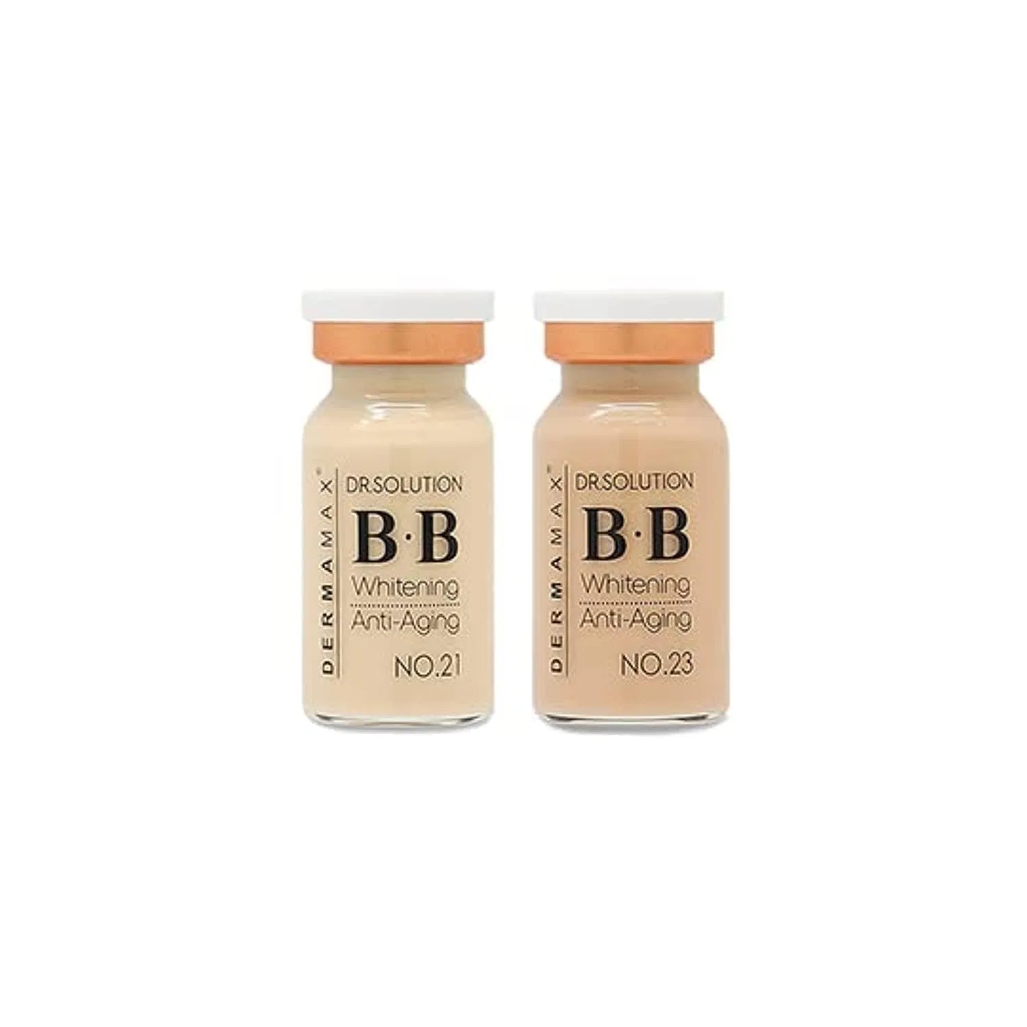 Набор BB-сывороток «Colour Serum» для микронидлинга, оттенки № 21 и 23 от DERMAMAX Dermamax, 1 X No. 21, 1 X No. 23