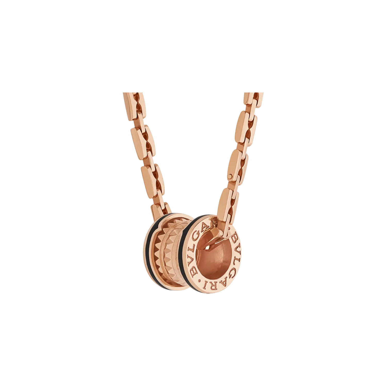 

Колье b.zero1 из розового золота и керамики Bulgari