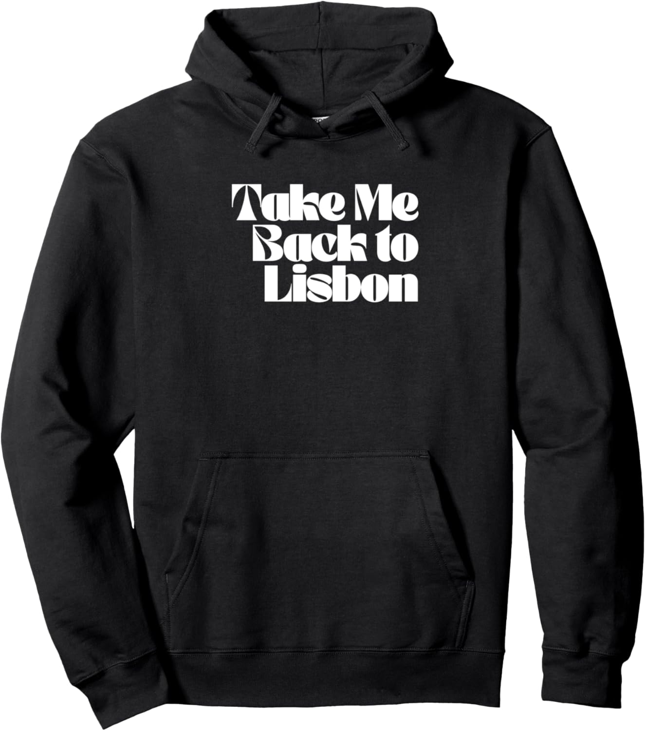 

Толстовка с надписью «Вернись в Лиссабон: весенние каникулы, медовый месяц» Honeymoon Vacation Souvenirs From Lisbon Co., черный