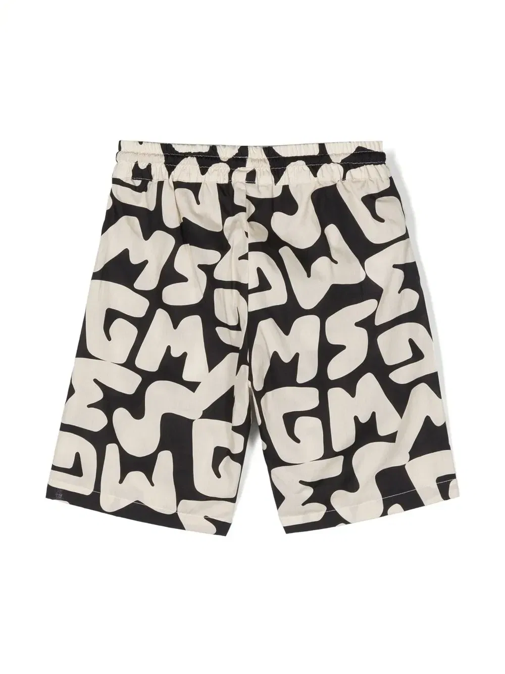 Шорты с логотипом Msgm Kids, бежевый — фото 2