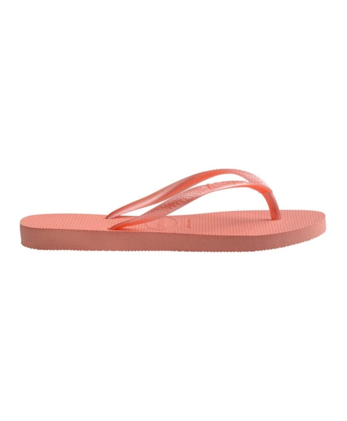 

Резиновые шлепанцы тонкой модели Havaianas, розовый