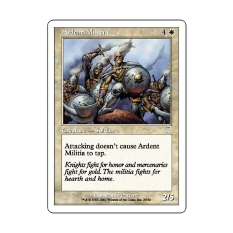 

CCG Пылкое ополчение (U), MTG - 7th Edition