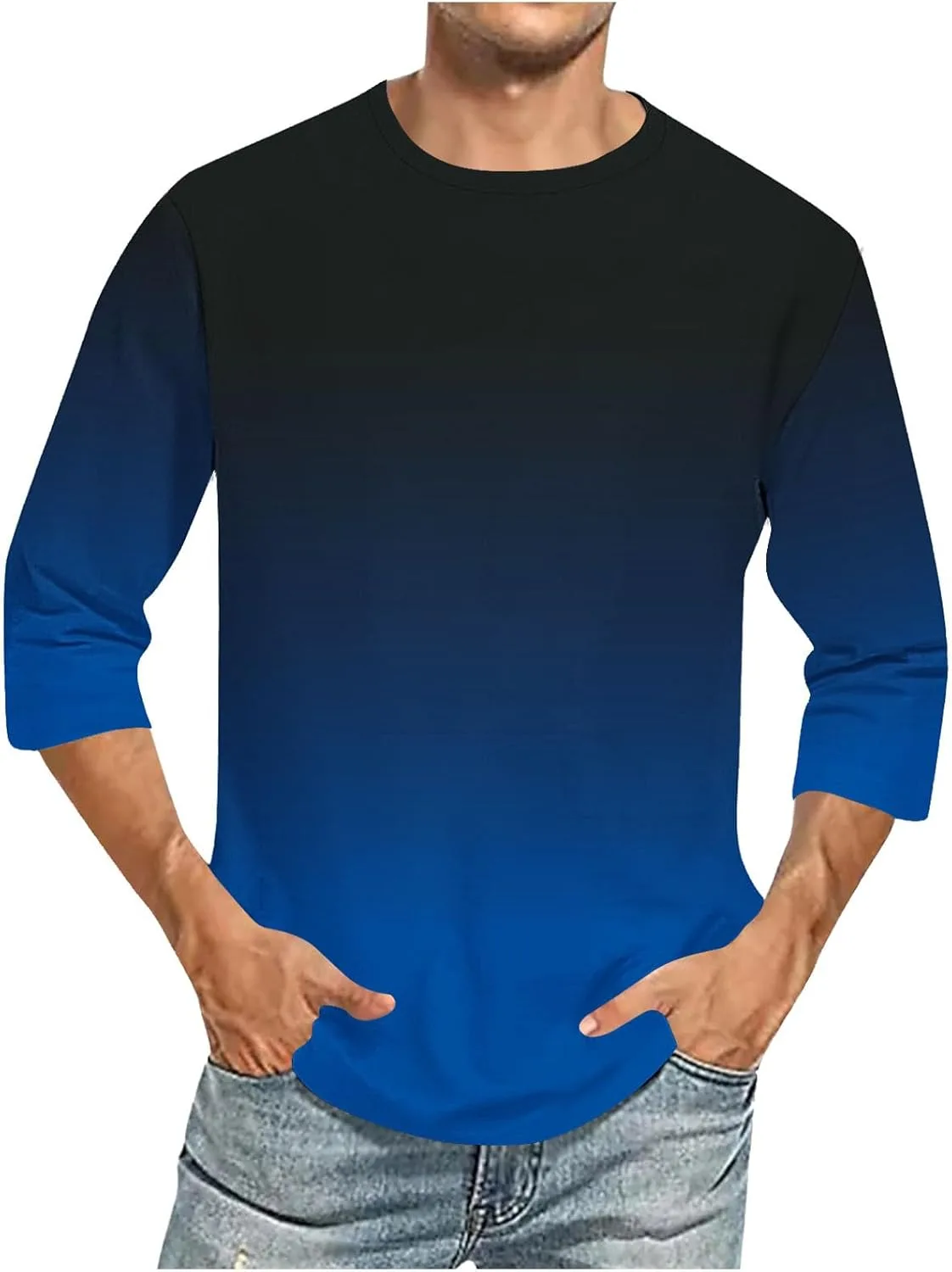 

Muscularfit мужская футболка 3/4 рукава Gradient Color