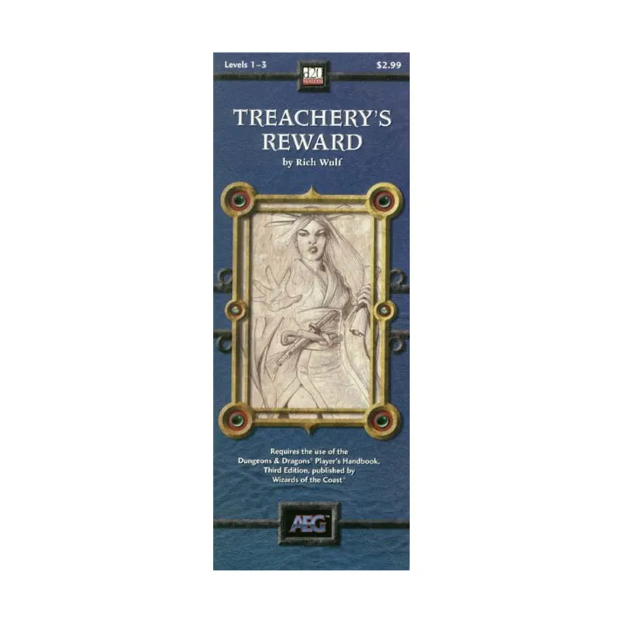 

Модуль Treachery's Reward, Adventure Keep Modules (d20)