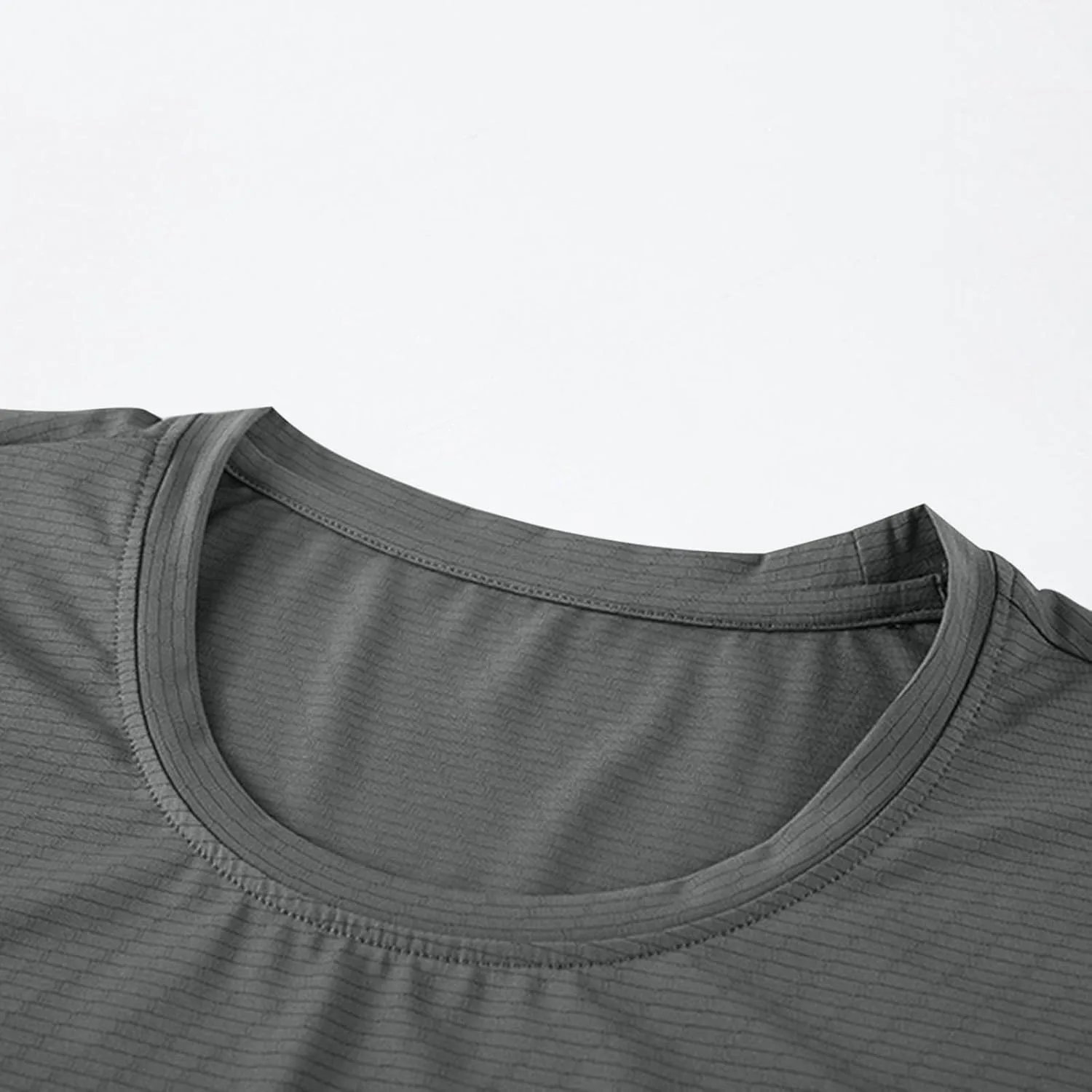 Футболка мужская для тренировок летняя с коротким рукавом Quick Dry Slim — фото 3