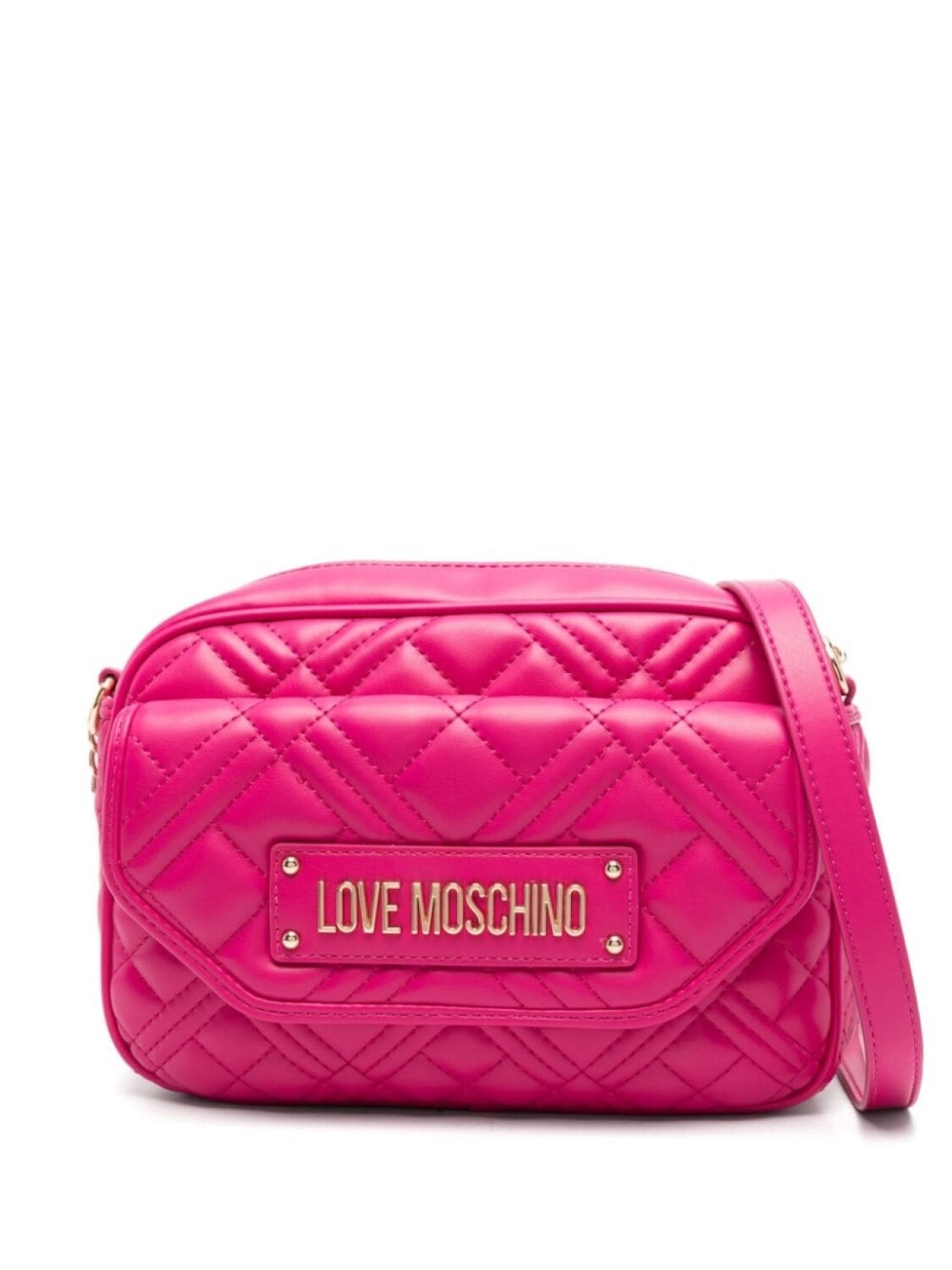 

Сумка через плечо с логотипом Love Moschino, розовый