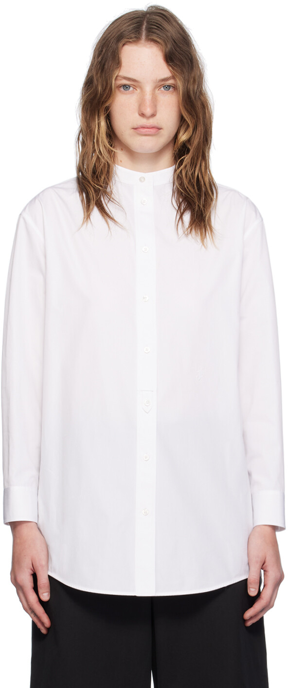 

Белая рубашка в среду Jil Sander