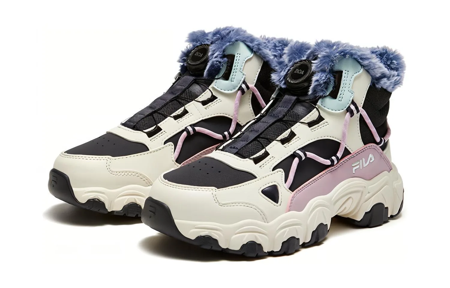 FILA KIDS Удобные дышащие низкие кроссовки для детей и подростков Legend Blue Light Purple — фото 3