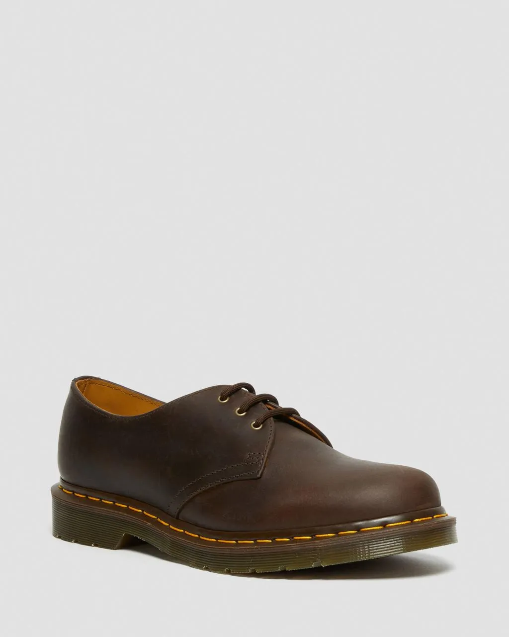 

Dr. Martens 1461 Crazy Horse Кожаные оксфорды, цвет Brown — Crazy Horse