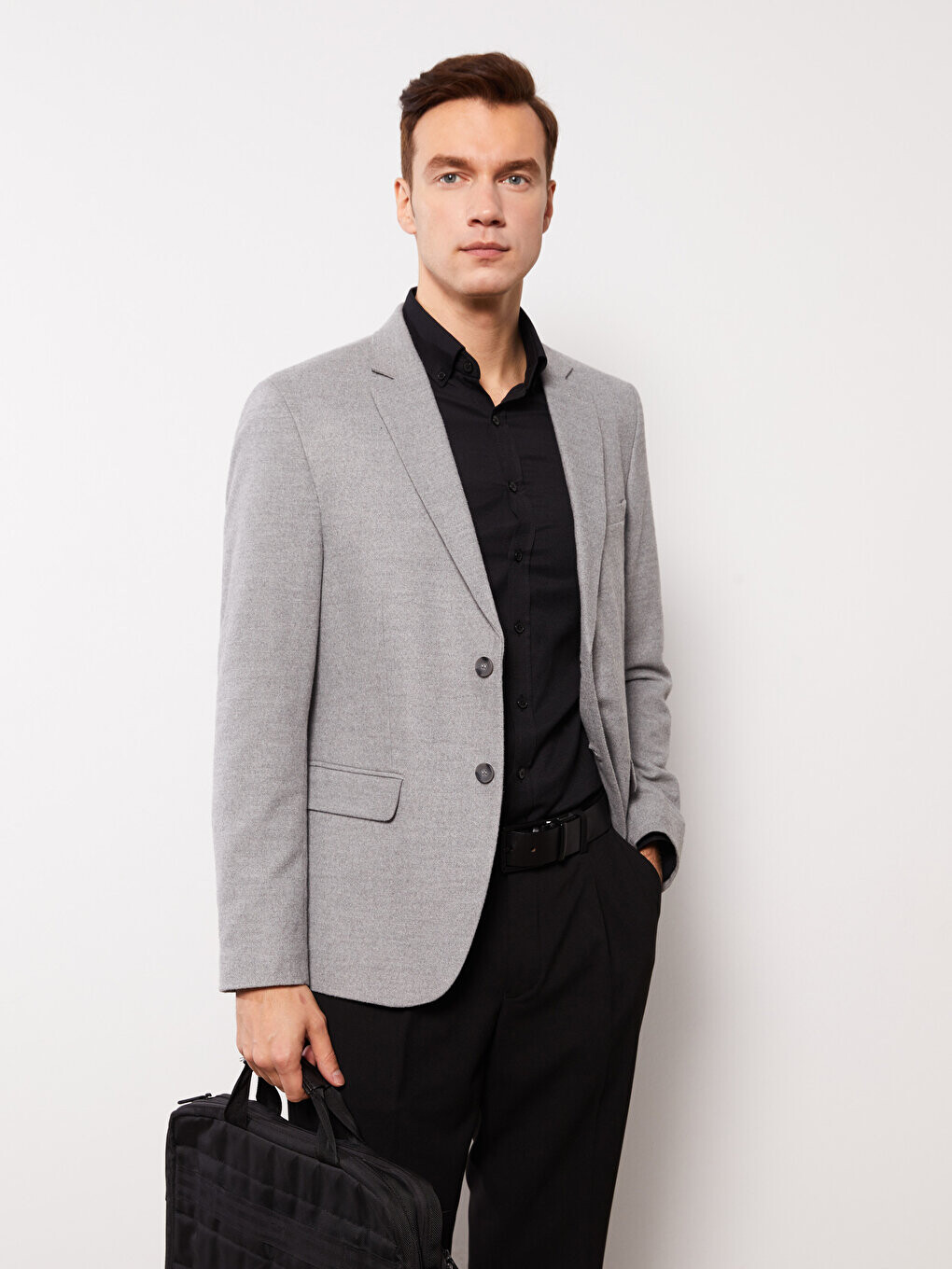 

Мужской пиджак Slim Fit LCWAIKIKI Classic, серый