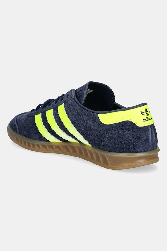 Кожаные кроссовки Hamburg Adidas Originals, темно-синий — фото 3