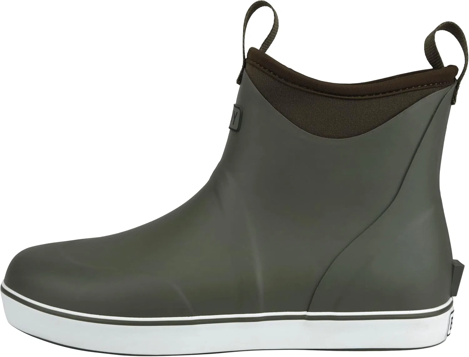 Мужские палубные ботинки Buoy Boots Deck Boots - короткие мужские дождевые ботинки, Olive Leaf For Me Leaf It To Me — фото 3