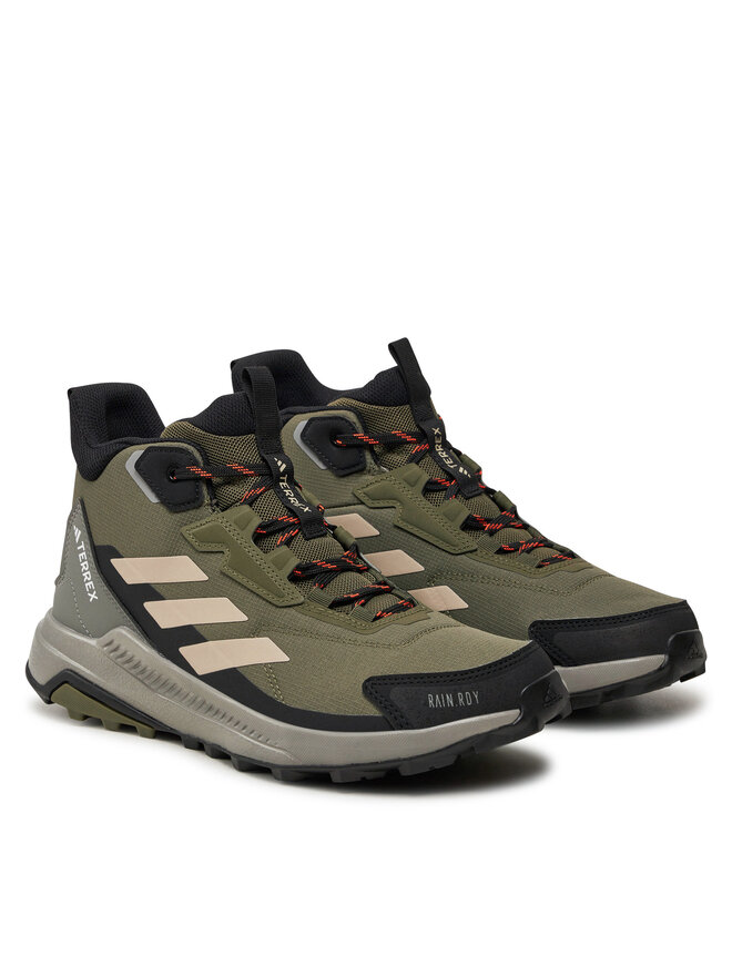 Треккинговые кроссовки Terrex Anylander Mid Rain.Rdy ID0897 Adidas, зеленый — фото 2