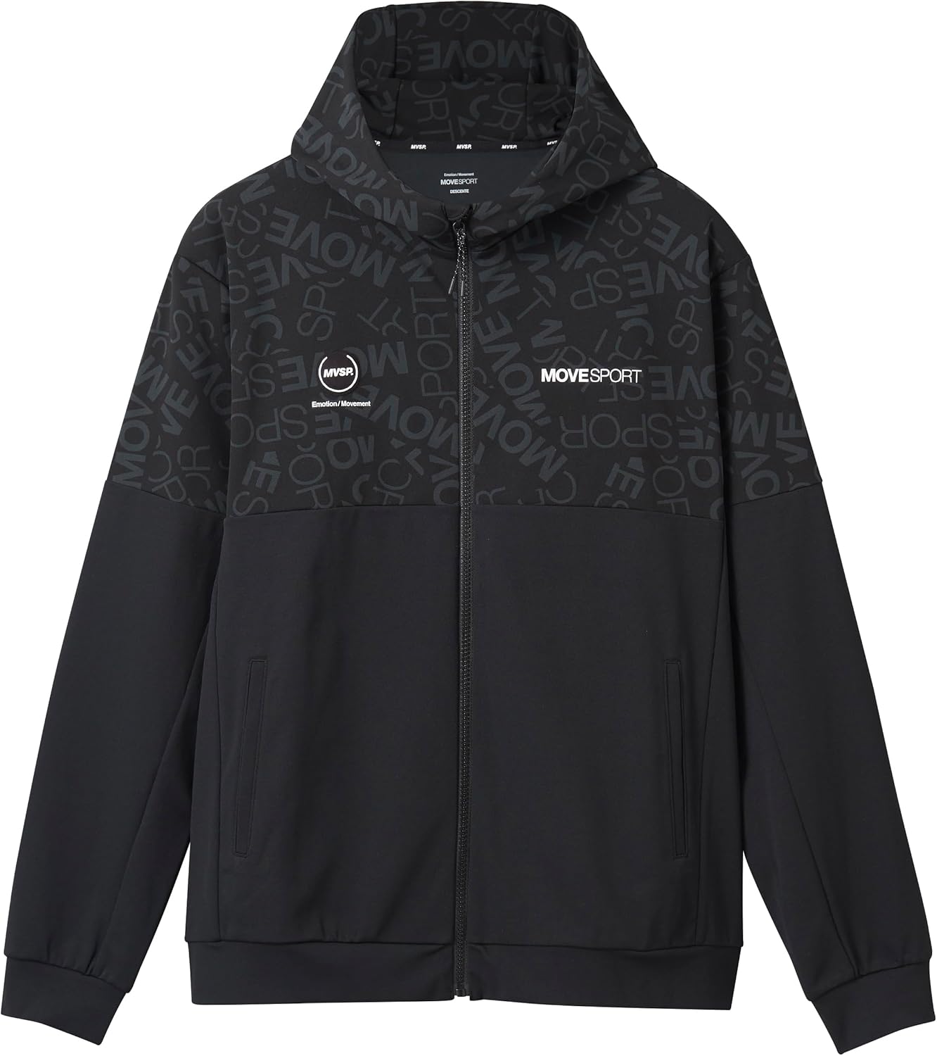 

Толстовка с капюшоном DESCENTE MOVESPORT, эластичная, для тренировок и бега