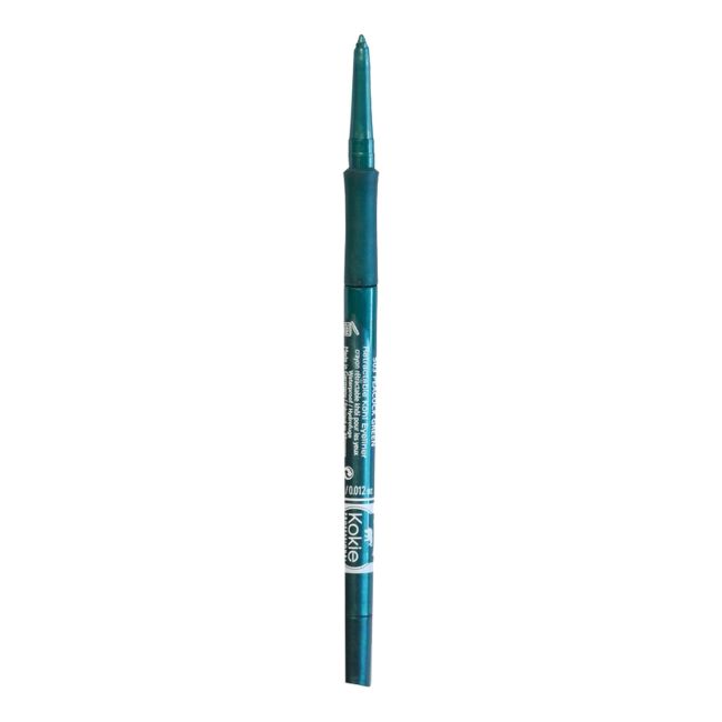 

Выдвижной водостойкий карандаш для глаз Kokie, цвет peacock green, 0,34 гр