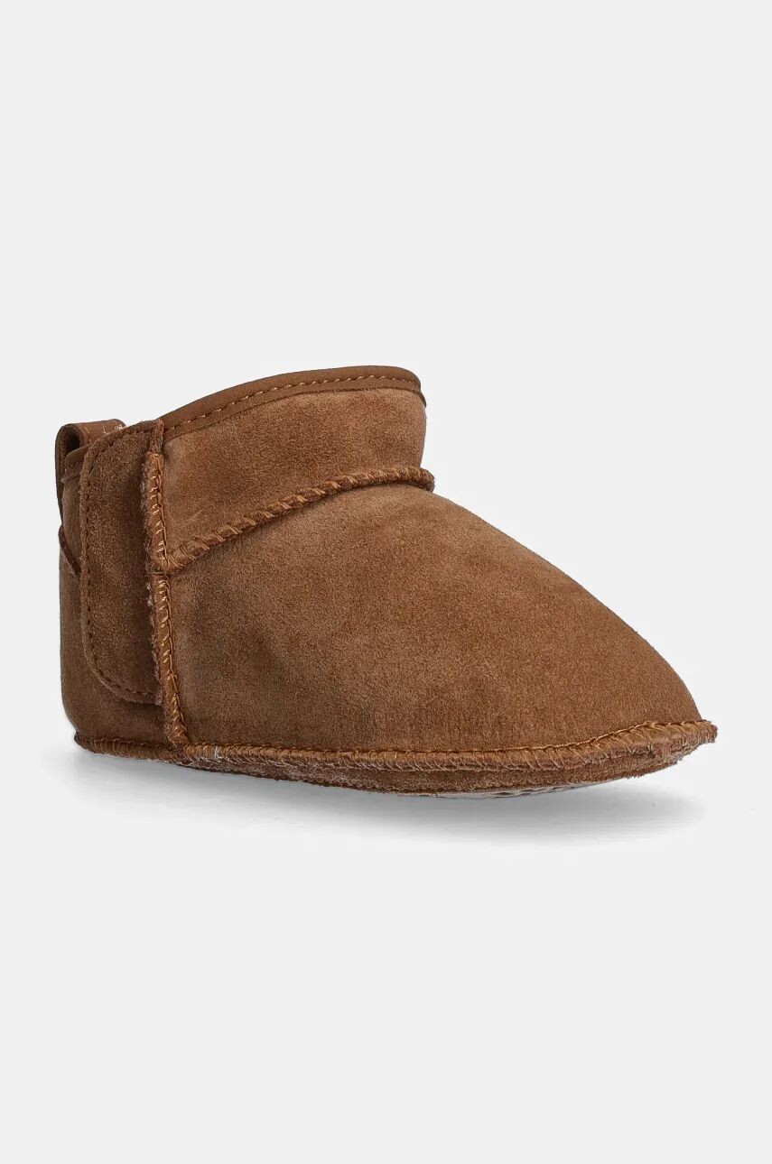 

Кожаные замшевые угги для новорожденных BABY CLASSIC ULTRA MINI Ugg, коричневый