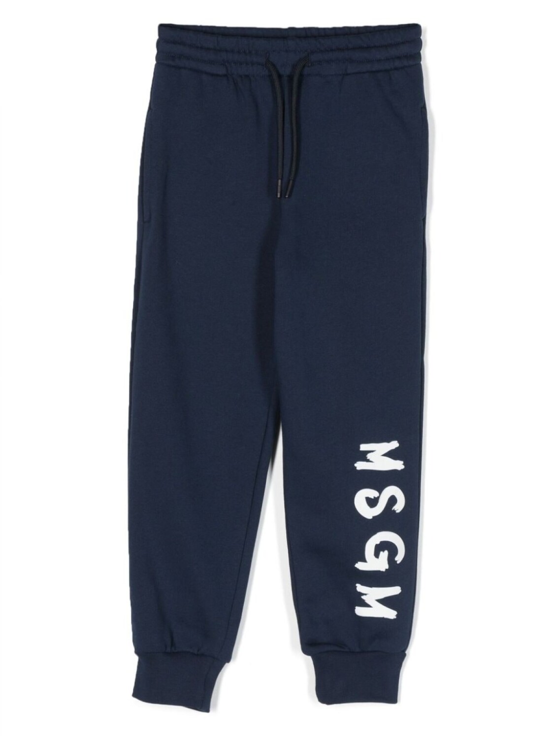 

MSGM Kids спортивные брюки с логотипом, синий