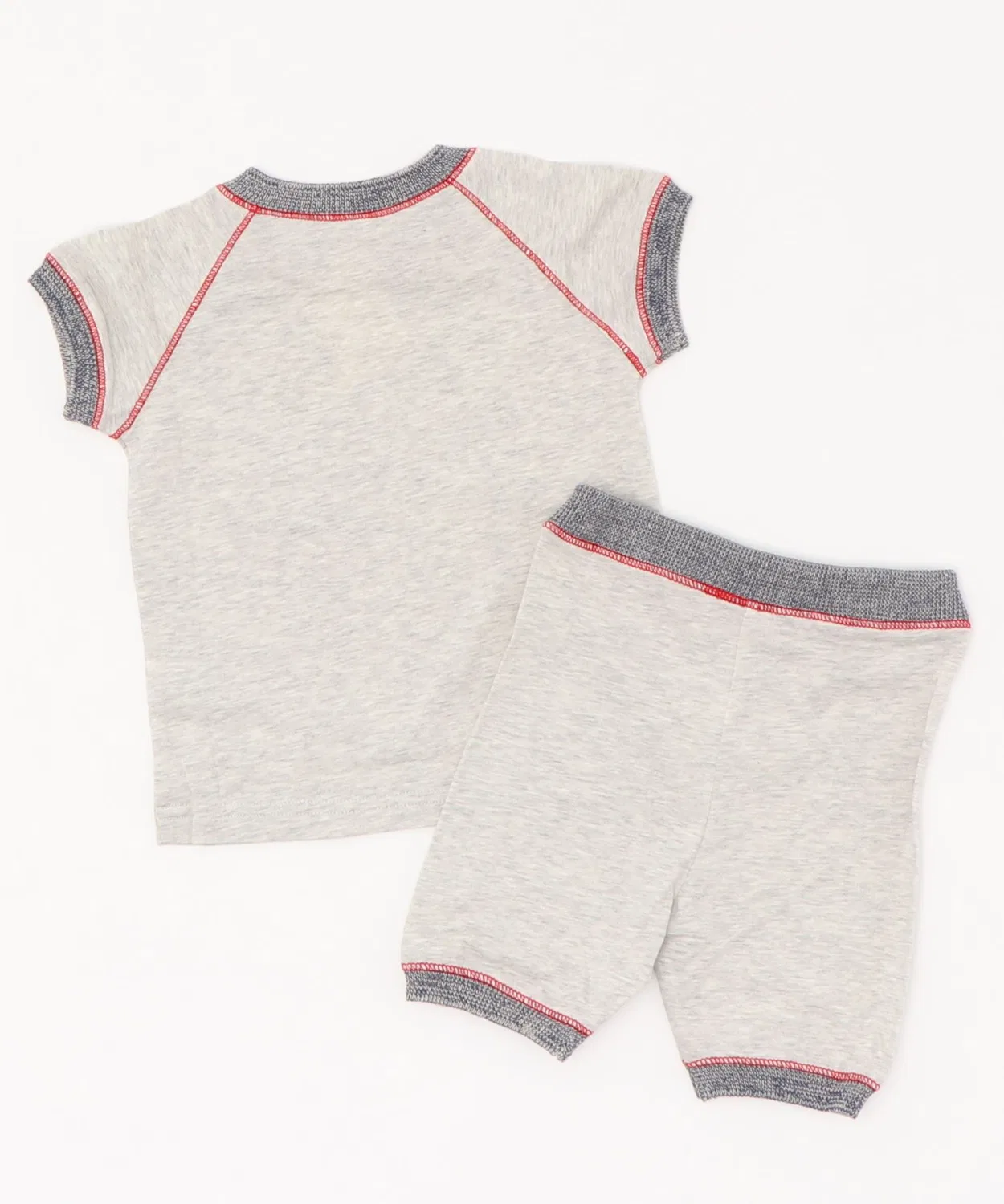 Детский комплект футболка и штаны Pompkinsbaby из органического хлопка серый — фото 4
