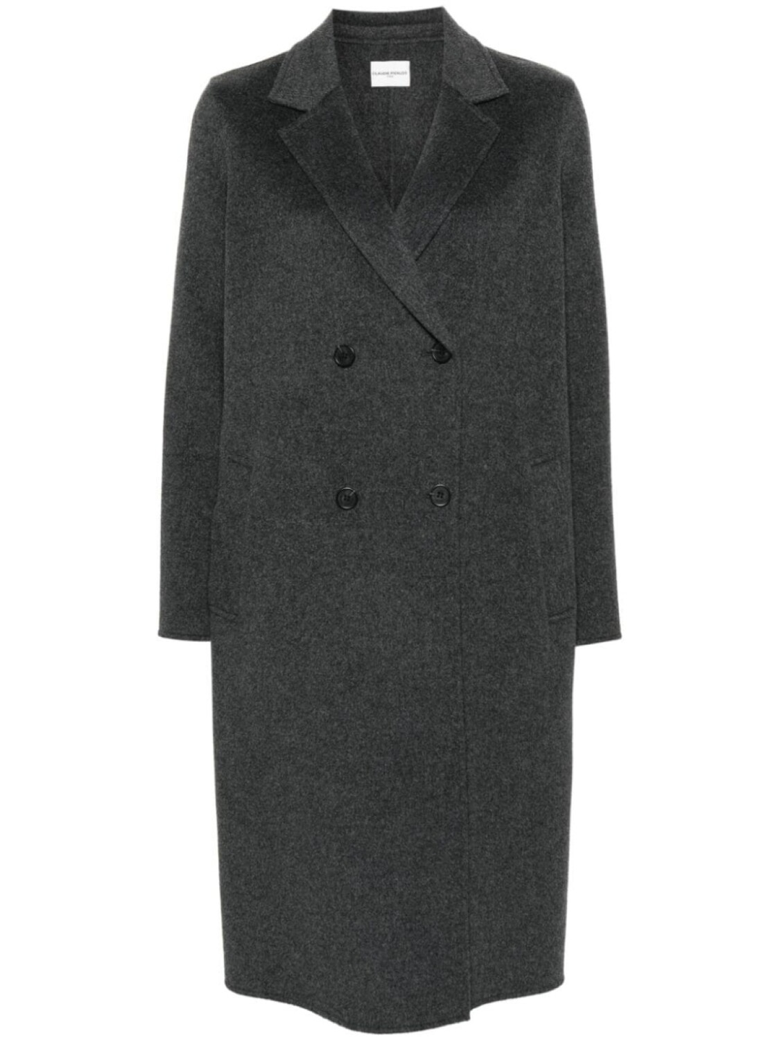 

Claudie Pierlot двубортное пальто, серый